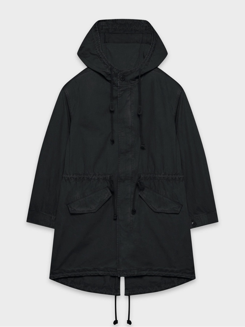 Aritzia Black Hooded Parka Jacket